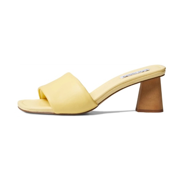 Steve Madden Yellow Saged Heeled Sandal - Picture 3 of 8